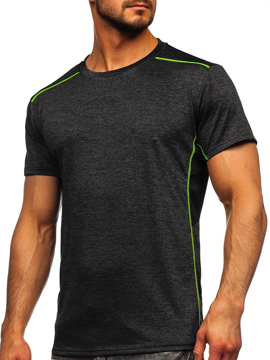 Tricou de trening negru Bolf HM075