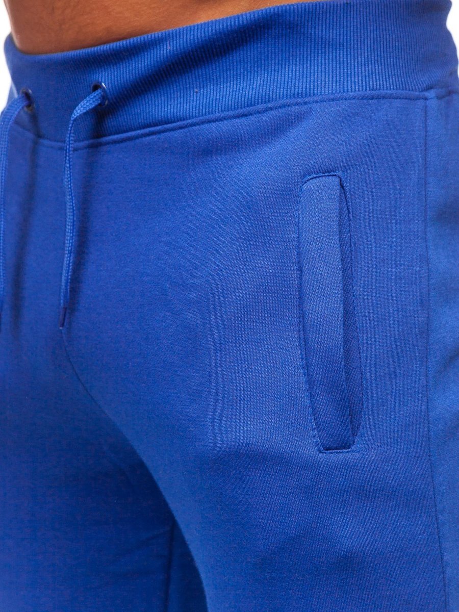 Pantaloni de trening albastru-cobalt Bolf XW01-A