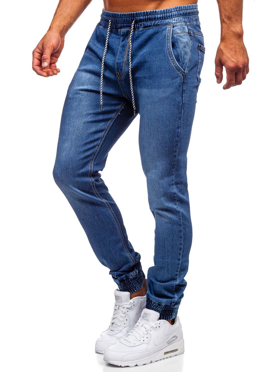 Blugi joggers bleumarin bărbați Bolf KA1076