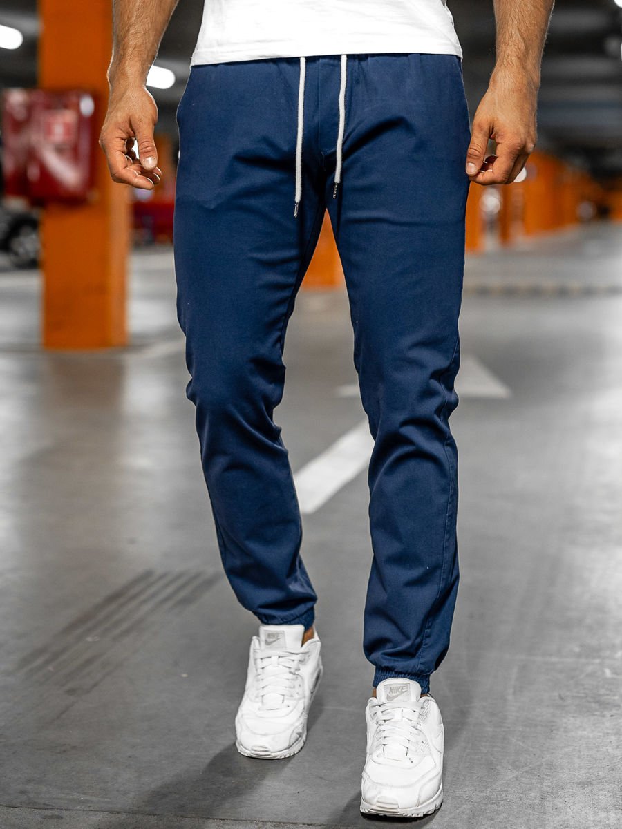 Pantaloni joggers albastru Bolf 1145