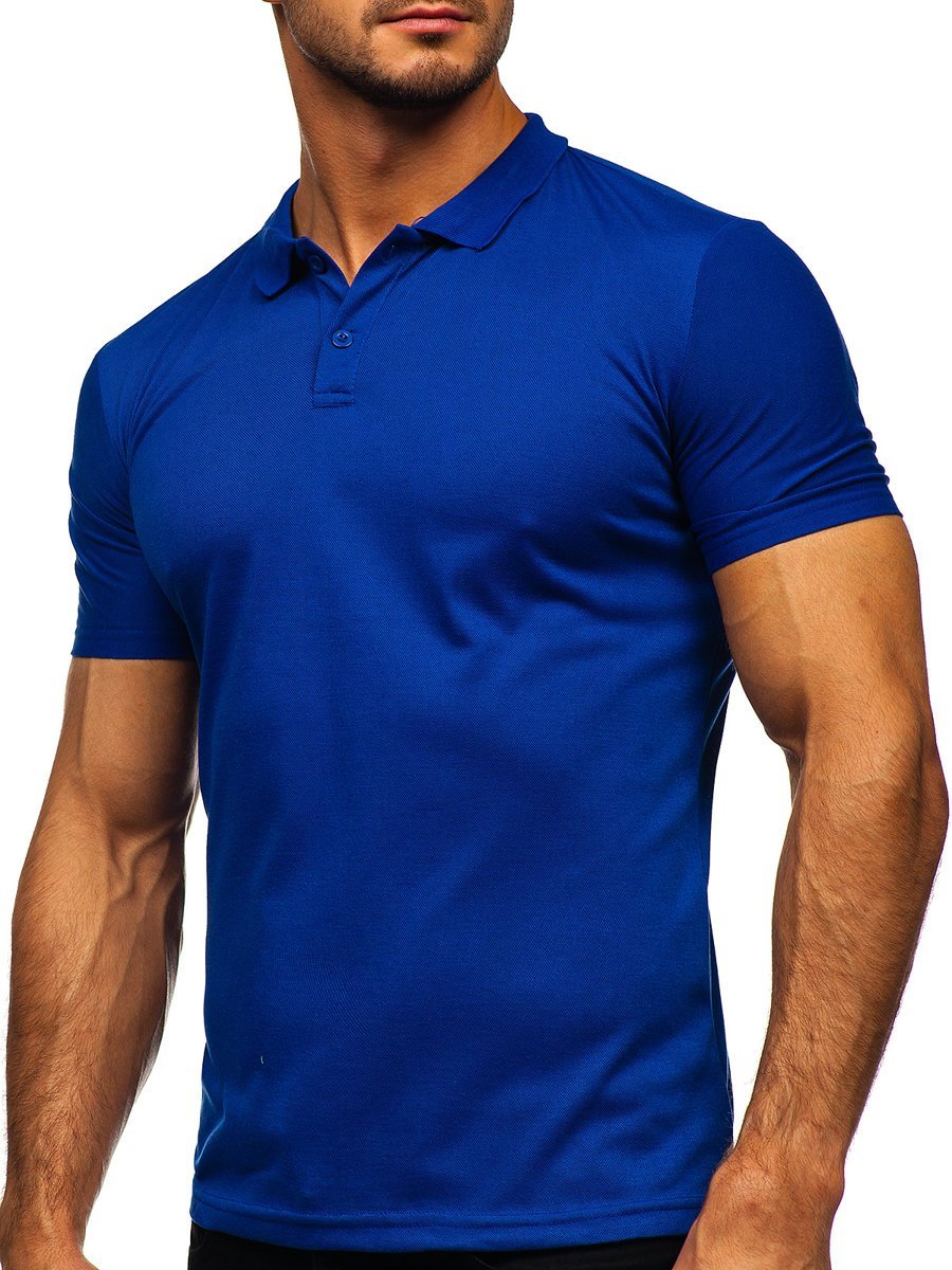 Tricou albastru-aprins polo Bolf GD02