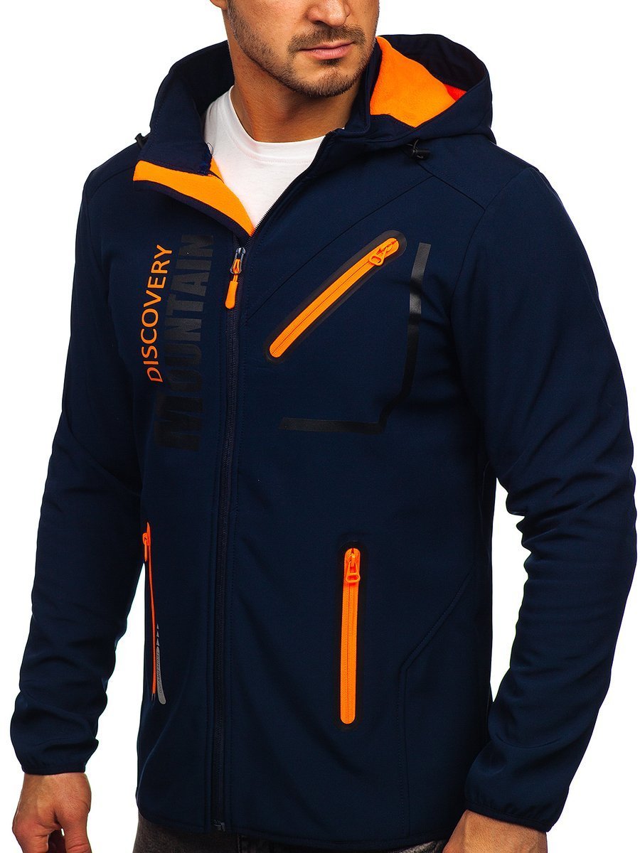 Geacă bleumarin softshell Bolf HH023