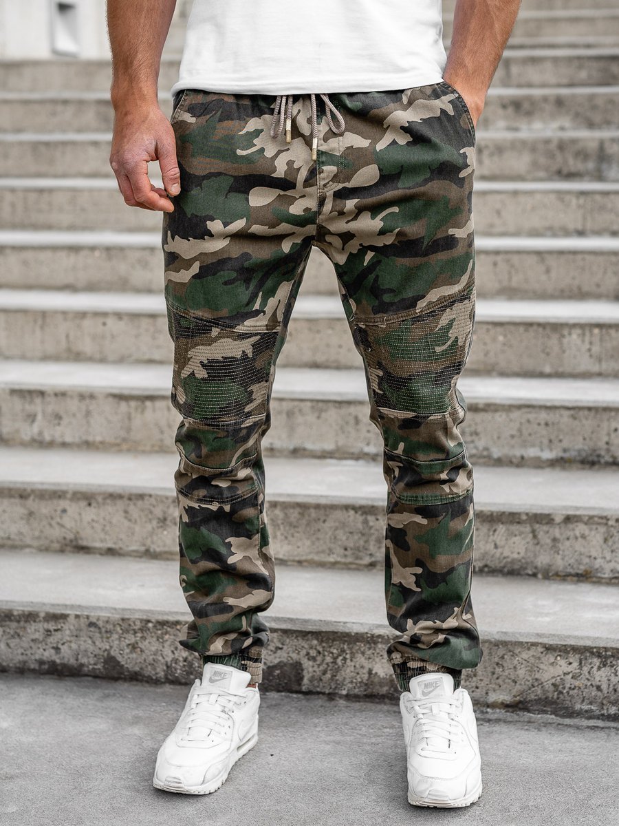 Pantaloni army joggers kaki bărbați Bolf RB8213XT