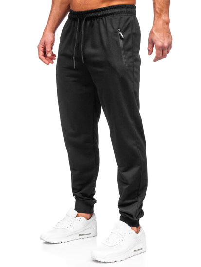 Pantaloni de trening joggers negri Bolf JX6103