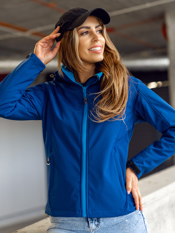 Jachetă softshell de tranziție pentru femei, bleumarin, Bolf AB056