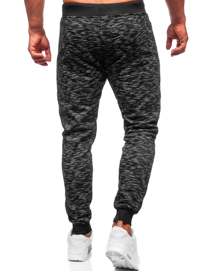 Pantaloni de trening bărbați negru Bolf 55037