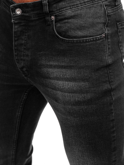 Blugi negri skinny fit Bolf R919-1
