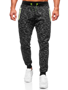 Pantaloni de trening bărbați negru Bolf 55037