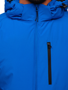 Geaca albastra pentru sporturi de iarna pentru barbati Bolf HH011A