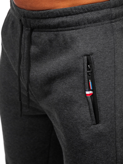 Pantaloni de jogging pentru bărbați din grafit de la Bolf JX6270