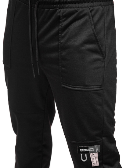 Pantaloni de trening joggers negri Bolf JX6365
