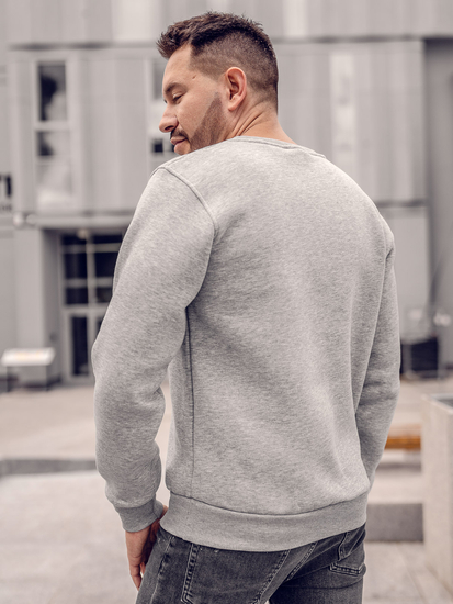 Bluză groasă gri-închis Bolf 2001A