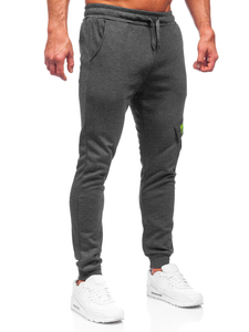 Pantaloni joggers cargo călduroși grafit Bolf HW2173