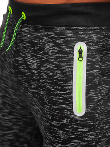 Pantaloni de trening bărbați negru Bolf 55037