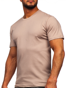 Tricou maro-deschis bumbac Bolf 0001