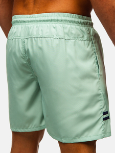 Pantaloni scurți de baie bărbătești mentă Bolf QD29