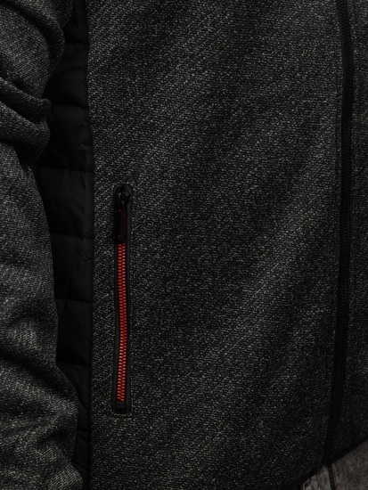 Geacă bărbați neagră Bolf KS2158