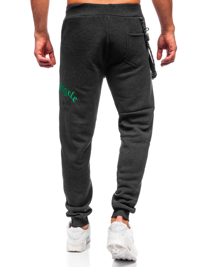 Pantaloni de jogging pentru bărbați din grafit de la Bolf JX6287