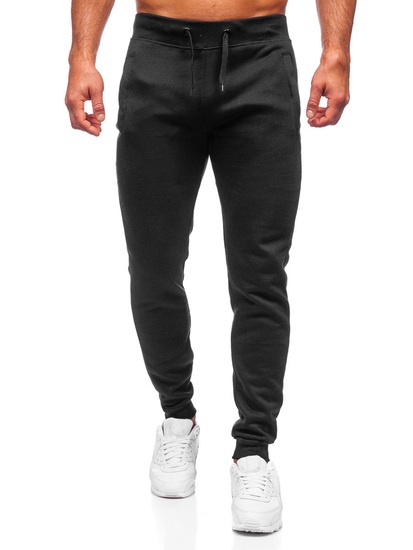 Pantaloni joggers negri Bolf XW01-A