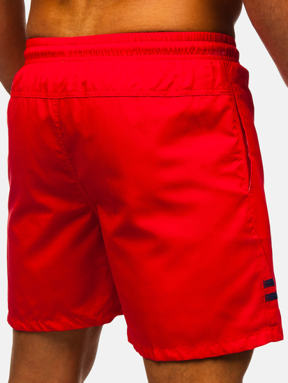 Pantaloni scurți de baie bărbătești roșii Bolf QD29
