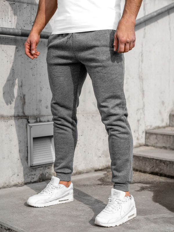 Pantaloni de sport pentru bărbați, grafit Bolf XW01-E