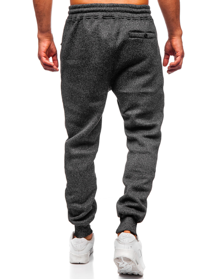 Pantaloni de jogging pentru bărbați izolați cu grafit Bolf Q1104