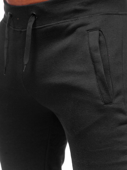 Pantaloni joggers negri Bolf XW01-A