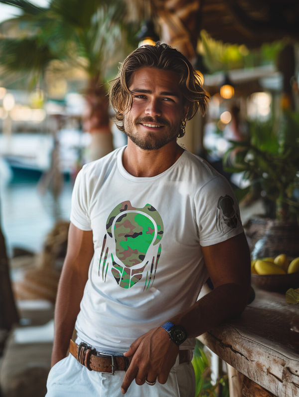 Tricou negru bărbătesc din bumbac cu imprimeu Bolf 192379A2