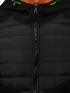 Geacă neagră bărbați Bolf KS2232