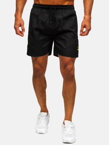 Pantaloni scurți de baie bărbătești negri Bolf QD29