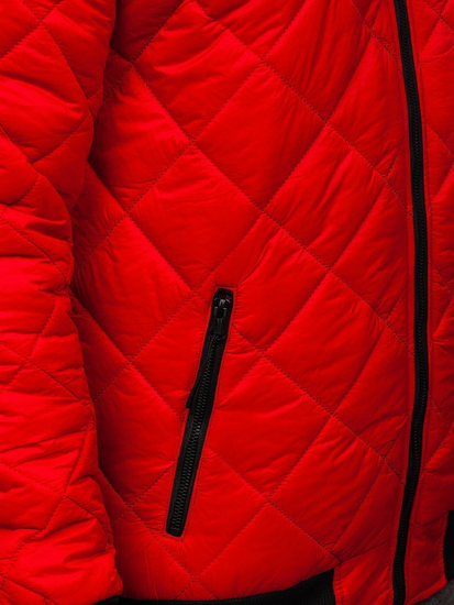 Geacă matlasata roșie Bolf MY-01A