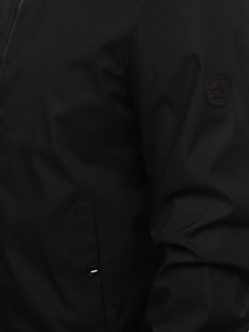 Geacă de primăvară neagră Bolf 7342