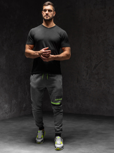 Pantaloni de trening grafit Bolf AM108A1