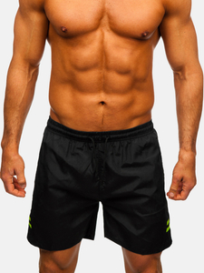 Pantaloni scurți de baie bărbătești negri Bolf QD29