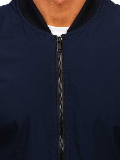 Geacă bleumarin bomber matlasată Bolf 84M3007