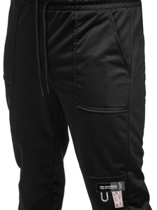 Pantaloni de trening joggers negri Bolf JX6365