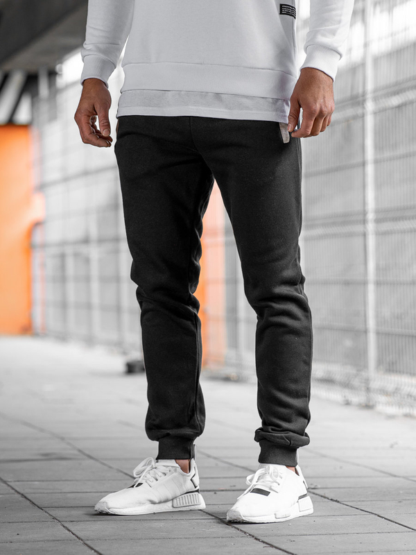 Pantaloni de trening negri Bolf AK13A-1