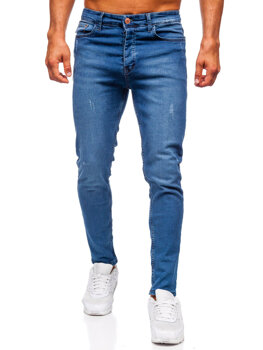 Pantaloni blumarin pentru bărbați, blugi, slim fit Bolf 6175