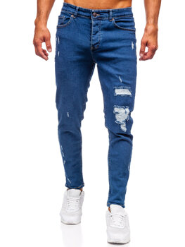 Pantaloni blumarin pentru bărbați, blugi, slim fit Bolf 6565