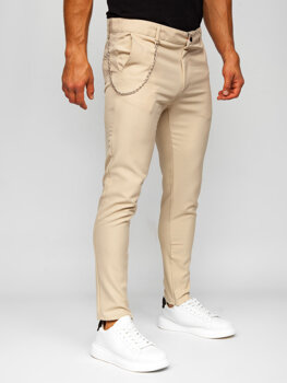 Pantaloni chino bej pentru bărbați Bolf 0059