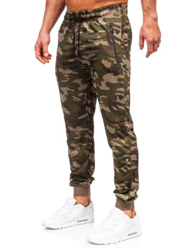 Pantaloni de jogging de camuflaj pentru bărbați verzi de la Bolf JX6185