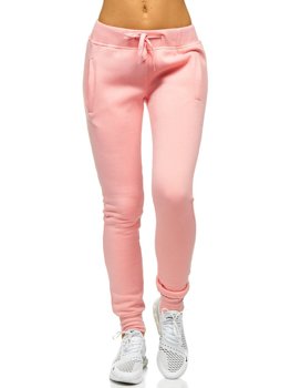 Pantaloni de trening dame roz-deschis Bolf CK-01