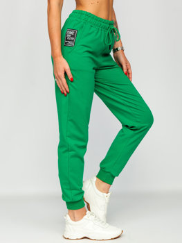 Pantaloni de trening verzi dame Bolf VE34