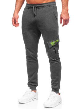 Pantaloni joggers cargo călduroși grafit Bolf HW2173