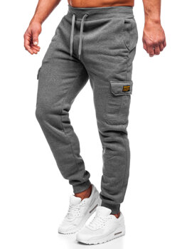 Pantaloni joggers cargo grafit Bolf JX8709