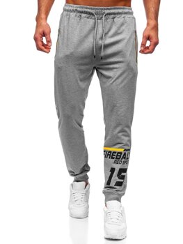 Pantaloni joggers gri Bolf 81270