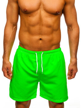 Pantaloni scurți de înot verzi pentru bărbați Bolf HN101