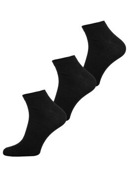 Șosete tălpici negri N3101-3P 3 PACK