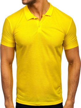 Tricou polo galben pentru bărbați Bolf GD02