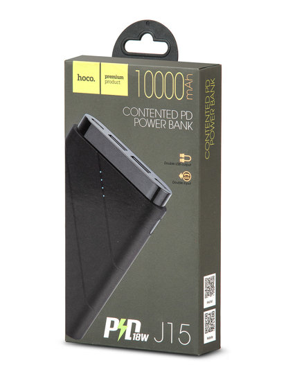 Acumulator powerbank negru 10000mAh  J15